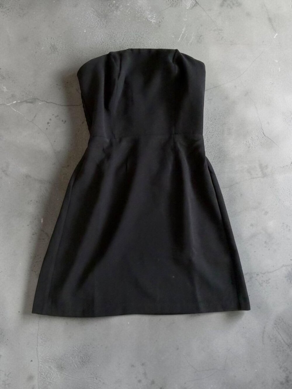 SONG OF STYLE Aimee Song Black Strapless Mini Dress Size Small (2/4)